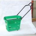 Best selling good quality colored plastic laundry baskets, baskets wholesale,shopping baskets with wheels